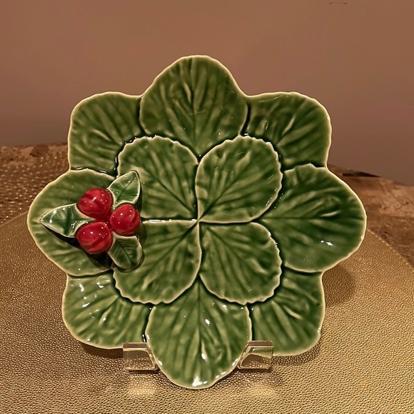 Bordallo Pinheiro Dining Bordallo Pinheiro Portugal 8 Green Leaf